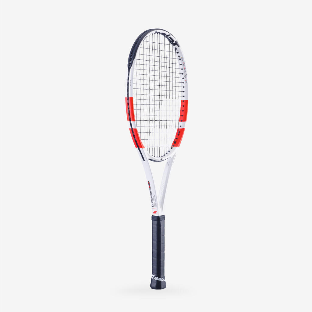 Tenisová raketa Pure Strike 100 16×19 bielo-oranžová 300 g